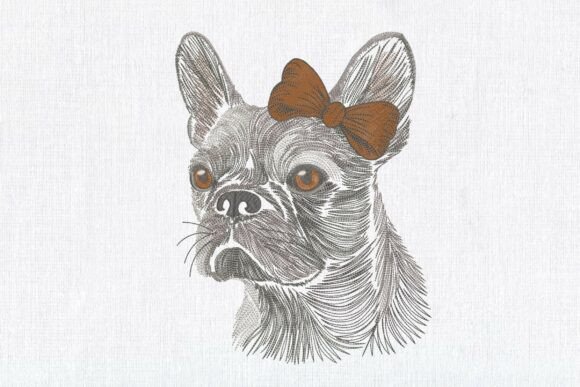 Realistic French Bulldog Puppy
