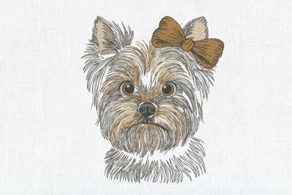 Realistic Yorkshire Terrier Puppy