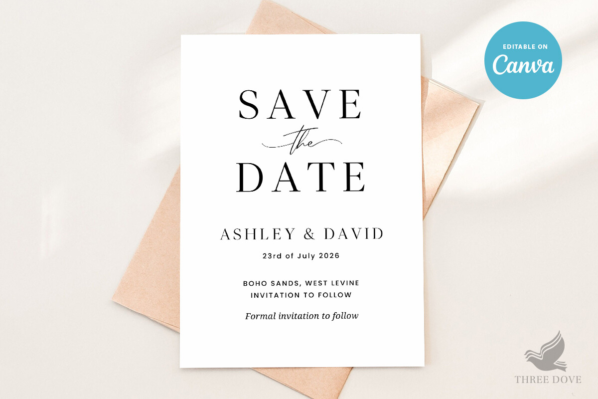 Save the Date Template