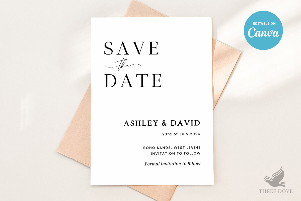 Save the Date Template