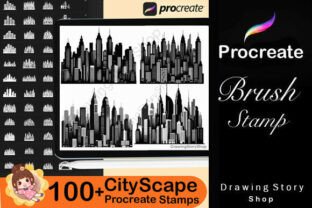 100+ Procreate City Scape Stamps Graphic by DrawingStoryShop · Creative ...