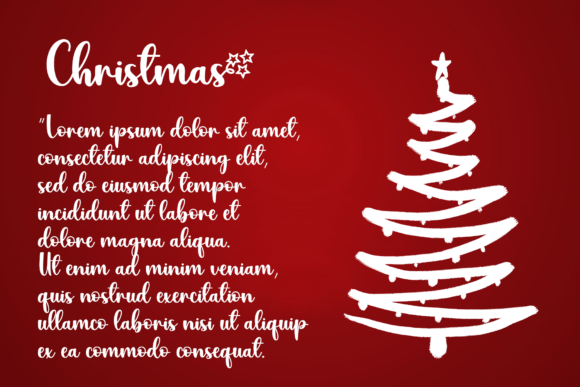 Christmas Font - Preview 2