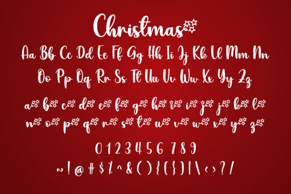 Christmas Font - Preview 4