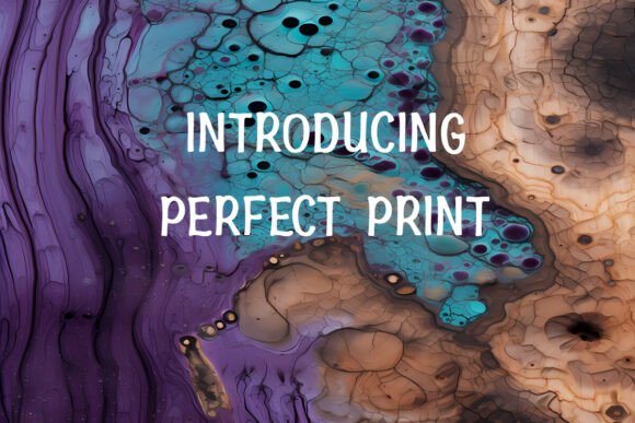 Perfect Print Font font preview - 1