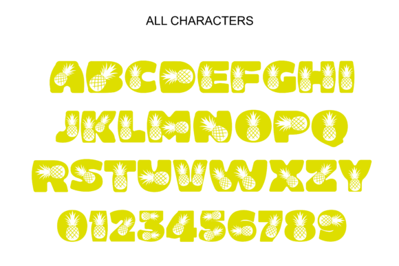 Pino Font PNG with transparent background - Preview 4