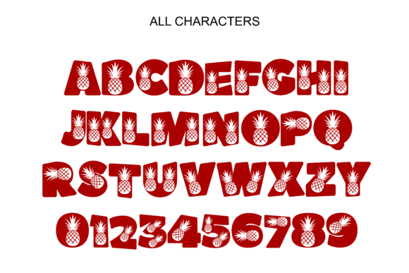 Pipop Font PNG with transparent background - Preview 4