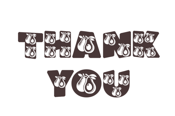 Avocat Font PNG with transparent background - Preview 1