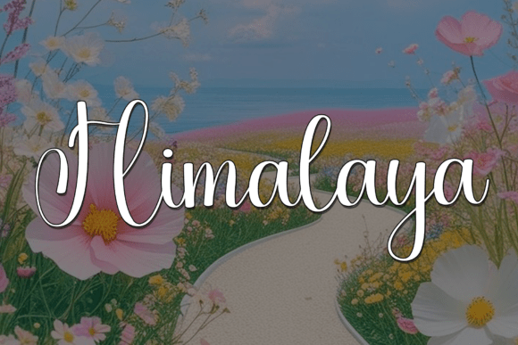 Balcony Font PNG with transparent background - Preview 4