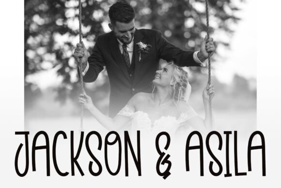 Black Thick Font - Preview 3