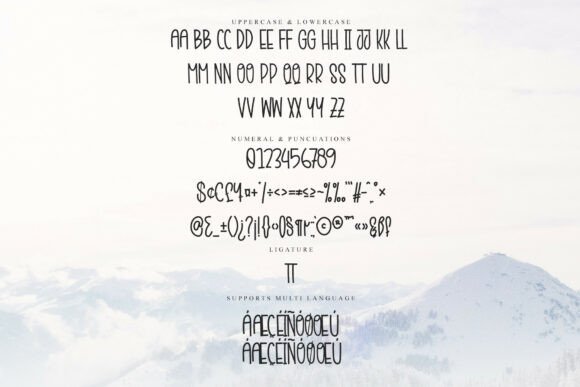 Black Thick Font - Preview 5