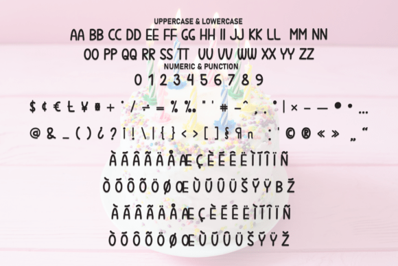Cake Birthday Font - Preview 6