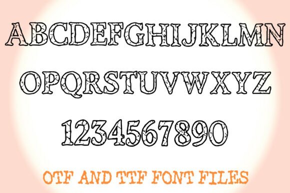 Carved Roman Font - Preview 1
