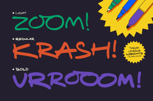 Craze Status Font - Preview 3