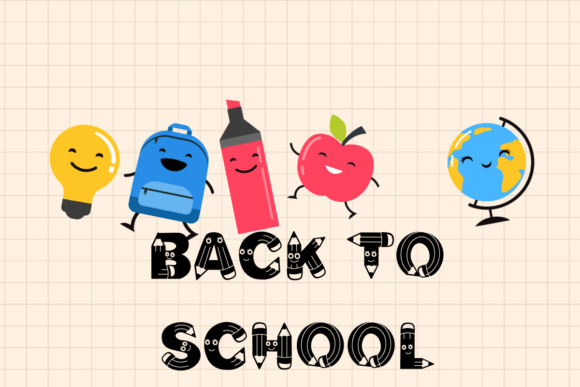 Cute Pencil Font - Preview 3