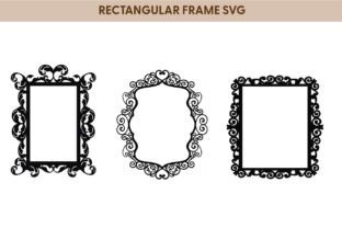 Decorative Rectangular Frame Laser Cut · Creative Fabrica