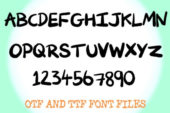 Fat Kid Pen Font - Preview 1