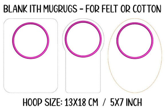ITH Mugrug Blank Set 13x18 Vol. 1