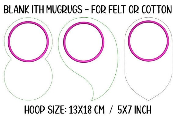 ITH Mugrug Blank Set 13x18 Vol. 2