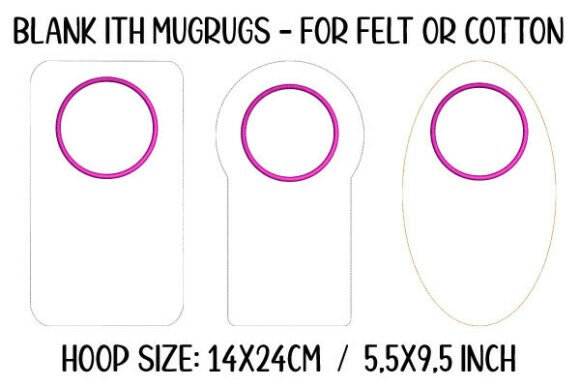 ITH Mugrug Blank Set 14x24 Vol. 1