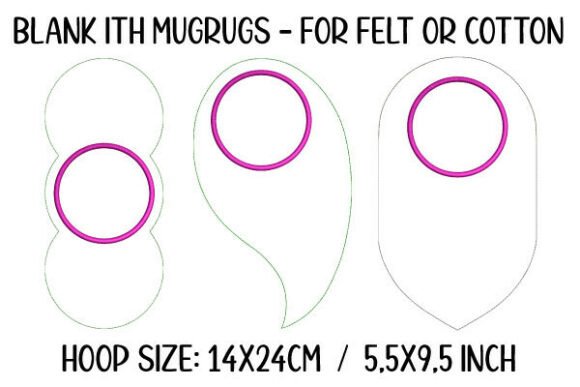 ITH Mugrug Blank Set 14x24 Vol. 2