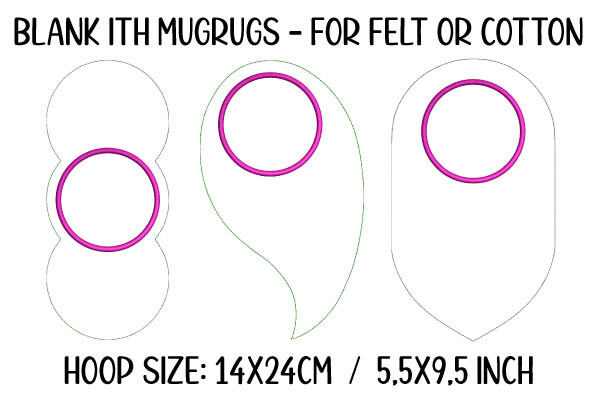 ITH Mugrug Blank Set 14x24 Vol. 2