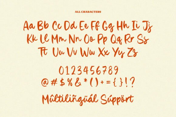 January Colier Font PNG with transparent background - Preview 5