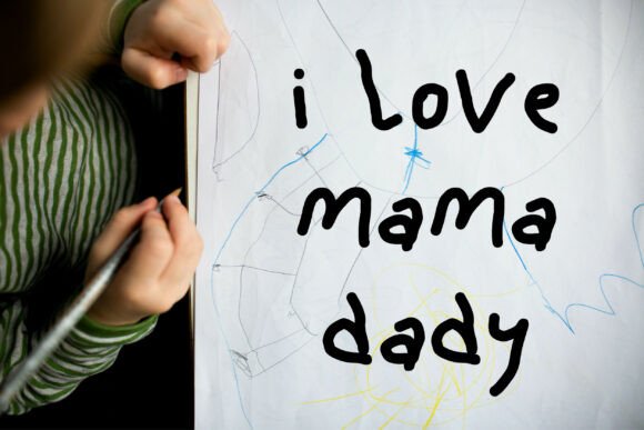 Kids 3+ Font PNG with transparent background - Preview 3
