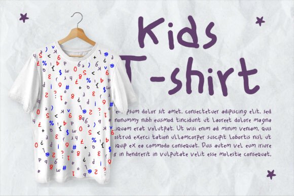 Kids 3+ Font PNG with transparent background - Preview 6