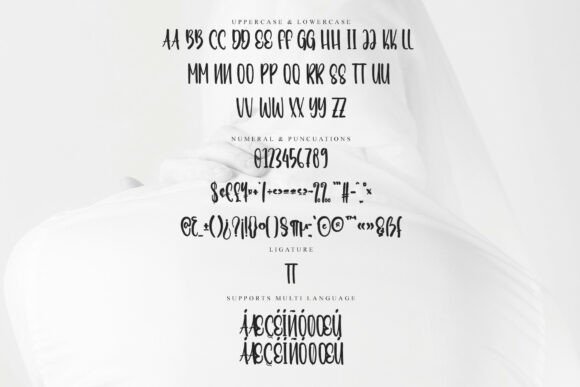 Perfect Display Font PNG with transparent background - Preview 5