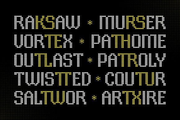 Poladots Font PNG with transparent background - Preview 3