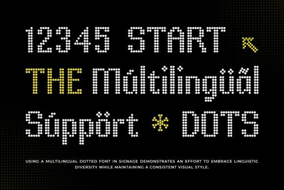 Poladots Font PNG with transparent background - Preview 4