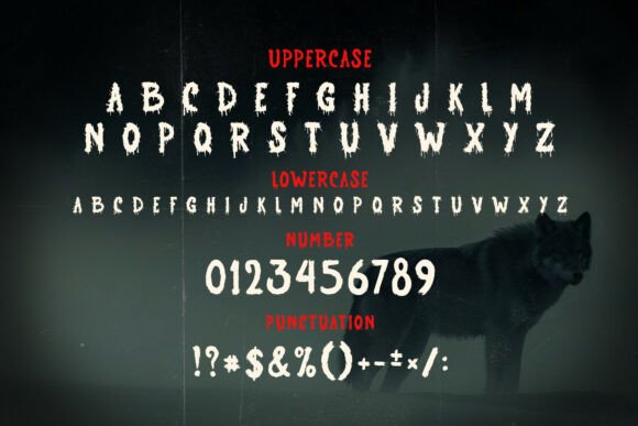 Primalfang Font PNG with transparent background - Preview 1