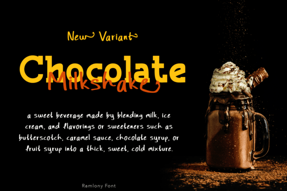 Ramlony Duo Font PNG with transparent background - Preview 4
