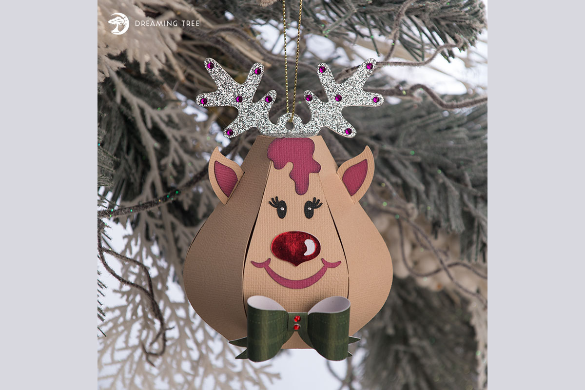 Rudolph Ornament SVG · Creative Fabrica