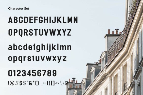 Single Memory Font PNG with transparent background - Preview 1