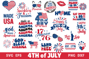 4th of July SVG Bundle Graphic by tatiana.cociorva · Creative Fabrica