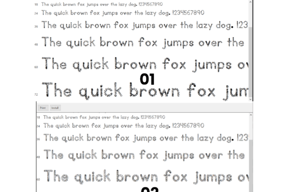 Abcd Ref Scribble Crayon Font - Preview 4