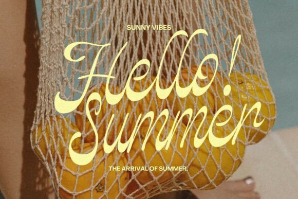 Beach and Great Moments Font PNG with transparent background - Preview 1