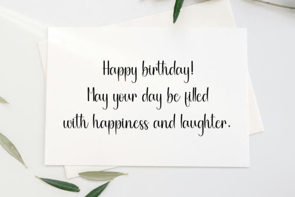 Birthday Moment Font - Preview 2