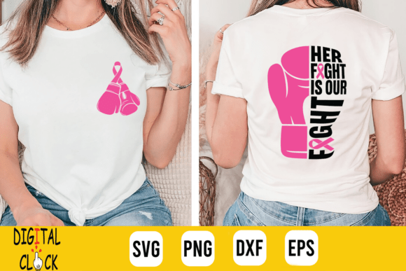Breast Cancer Her Fight is My Fight SVG