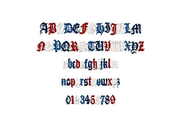 Charming Freedom Font PNG with transparent background - Preview 2