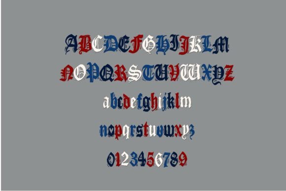 Charming Freedom Font PNG with transparent background - Preview 3