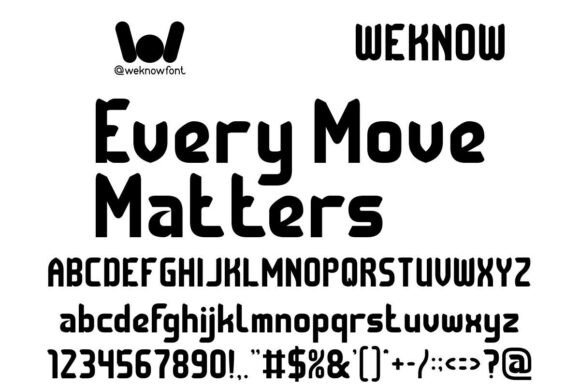 Checkmate Font - Preview 2