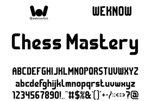 Checkmate Font - Preview 4