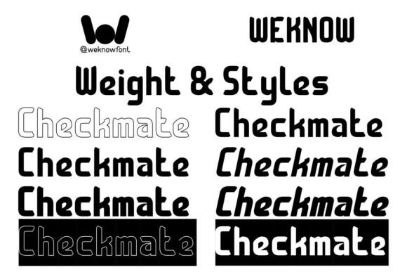 Checkmate Font - Preview 5