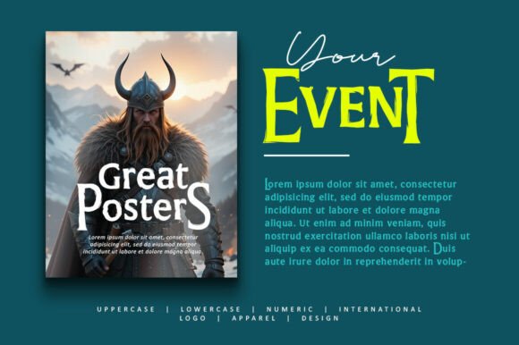 Dark Viking Font - Preview 5