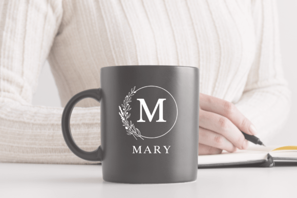 Floral Grace Monogram Font - Preview 6