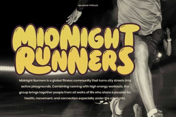 Holahoop Font PNG with transparent background - Preview 3