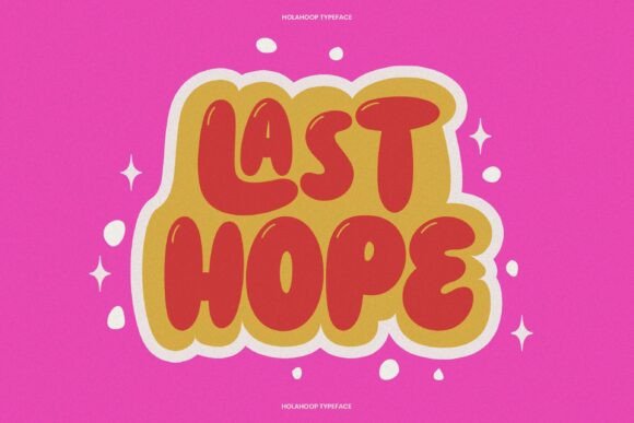 Holahoop Font PNG with transparent background - Preview 4