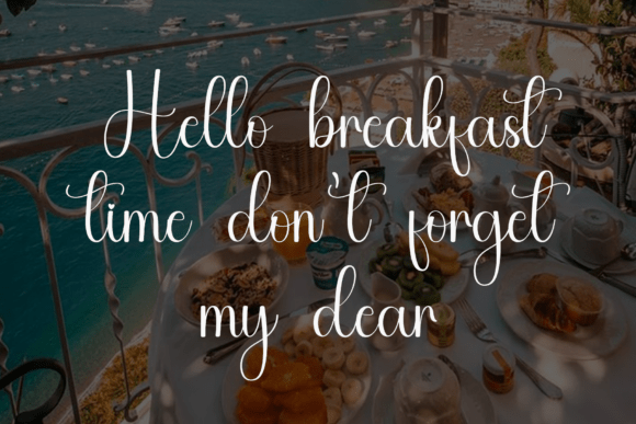 Holiday Font - Preview 3